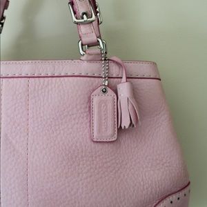 COACH Soft Pebble Leather small tote!